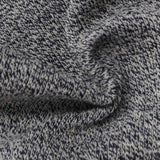 Brushed Cotton Polyester Chunky Knit Fabric, 290 gsm, 155 cm — Navy — photo 1