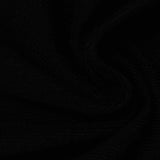 100% Polyester Knit Fabric, 150 gsm, 150 cm — Black — photo 1