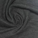 Dark Grey Marl Interlock Knit, Poly-Viscose, 220 gsm — photo 1