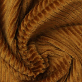 Cotton Stretch Corduroy Fabric, 316 gsm, 145 cm — Khaki — photo 1