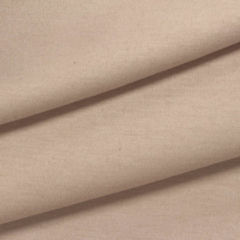 Polyester Viscose Stretch Scuba Knit Fabric, 280 gsm, 185 cm — Beige