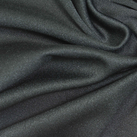 Dark Grey Marl Jersey Knit, Polyester, 112 gsm