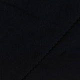 Brushed Cotton Polyester French Terry Fabric, 270 gsm, 185 cm — Black — photo 1