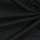 Tencel Lyocell Polyester Stretch Scuba Knit Fabric, 280 gsm, 170 cm — Black — photo 1