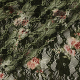Pink Floral Lace, Nylon, 88 gsm — photo 1