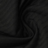 Jacquard 100% Polyester Knit Fabric, 205 gsm, 162 cm — Black — photo 1