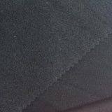 Brushed Polyester Cotton French Terry Fabric, 280 gsm, 150 cm — Black — photo 1