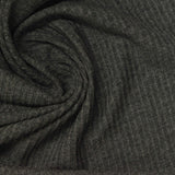 Light Grey Vertical-Stripe Rib Knit, Poly-Viscose — photo 1