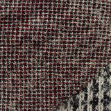 White Geometric Chunky Knit, Polyester, 445 gsm — photo 1