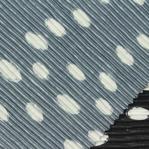 White Dots Plissé