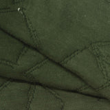 Dark Green Geometric-Diamond Jacquard, Poly-Cotton — photo 1