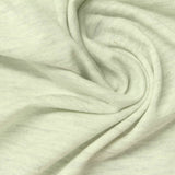 Pale Yellow Marl Jersey Knit, Poly-Cotton — photo 1