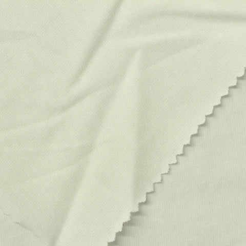 100% Cotton Jersey Knit Fabric, 250 gsm, 180 cm — White