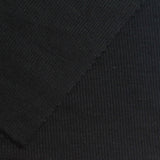 Viscose Stretch Rib Knit Fabric, 250 gsm, 120 cm — Black — photo 1