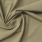 Polyester Stretch Rib Knit Fabric, 200 gsm, 160 cm — Khaki — photo 1