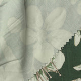 Cream Floral Knit, Viscose — photo 1