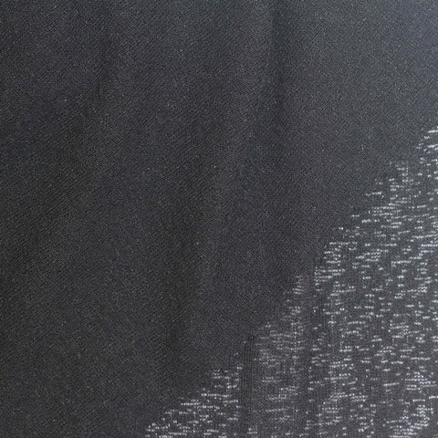 Black Flecks Rib Knit, Polyester