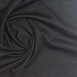 Tencel Lyocell Stretch Jersey Knit Fabric, 160 gsm, 175 cm — Black — photo 1