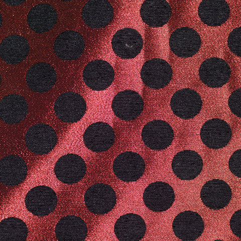 Black Dots Jacquard, Polyester, 275 gsm