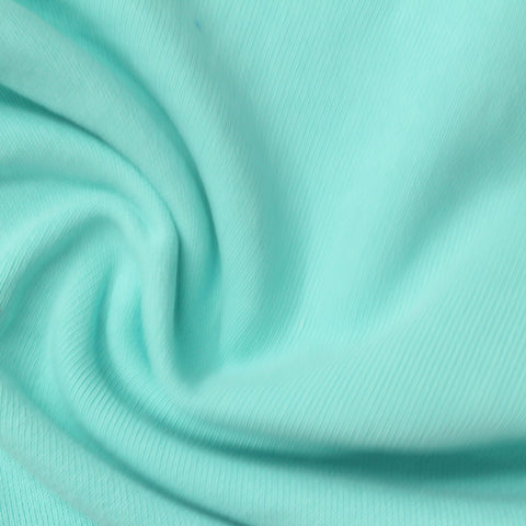 100% Cotton French Terry Fabric, 450 gsm, 160 cm — Green