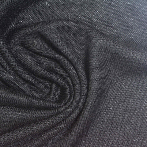 Polyester Viscose Jersey Knit Fabric, 200 gsm, 160 cm — Grey
