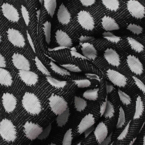 White Dots Jacquard, 242 gsm