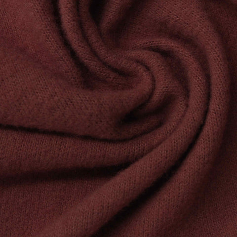 Polyester Viscose Stretch Jersey Knit Fabric, 185 gsm, 160 cm — Red