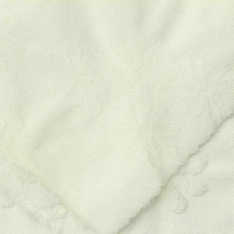 Cream Floral Jacquard, Polyester, 370 gsm