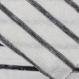 Black Horizontal-Stripe Rib Knit, Viscose-Poly, 190 gsm, 160 cm — photo 1