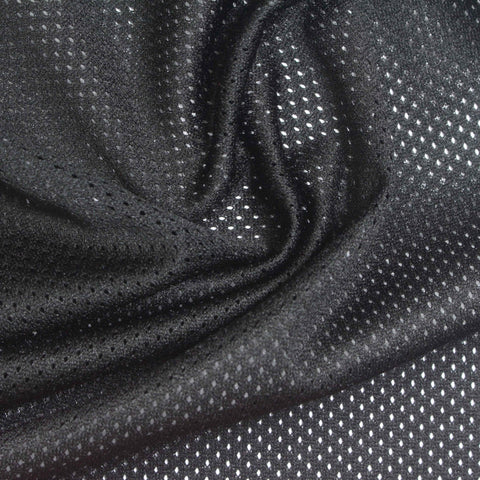 White Dots Mesh, Polyester, 110 gsm