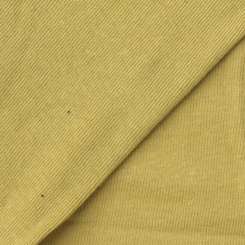 Cotton Polyester Rib Knit Fabric, 170 gsm, 184 cm — Khaki