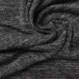 Dark Grey Marl Chunky Knit, Poly-Cotton, 216 gsm — photo 1