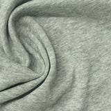 Light Grey Marl Rib Knit, Cotton — photo 1