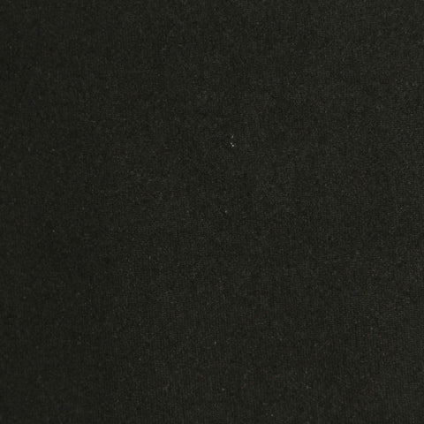Polyester Stretch Milk Silk Knit Fabric, 180 gsm, 175 cm — Black