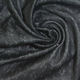 Black Tone-on-Tone Diamond Pointelle Knit, Polyester — photo 1