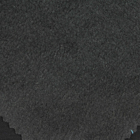 Polyester Cotton Stretch Knit Fabric, 386 gsm, 180 cm — Black