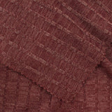 Polyester Stretch Rib Knit Fabric, 193 gsm, 155 cm — Red — photo 1