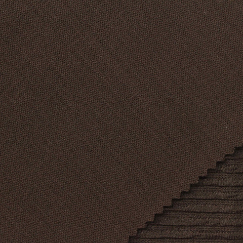 Polyester Stretch Knit Fabric, 220 gsm, 160 cm — Brown