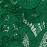 Green Floral Lace, Nylon-Cotton, 140 gsm — photo 1