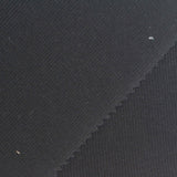 Cotton Stretch Rib Knit Fabric, 190 gsm, 110 cm — Black — photo 1