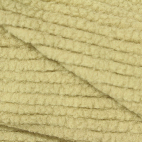 Striped 100% Polyester Sherpa Fleece Fabric, 272 gsm, 160 cm — Khaki