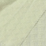 Khaki Geometric Warp Knit, Spandex — photo 1