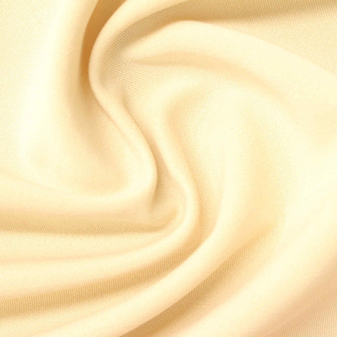 Polyester Stretch Linen-Look Fabric, 262 gsm, 155 cm — Yellow