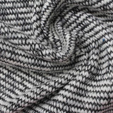 Black Marl Chunky Knit, Cotton-Poly, 306 gsm — photo 1