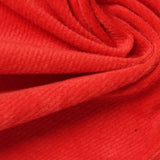 Jacquard 100% Polyester Velvet Fabric, 200 gsm, 150 cm — Red — photo 1