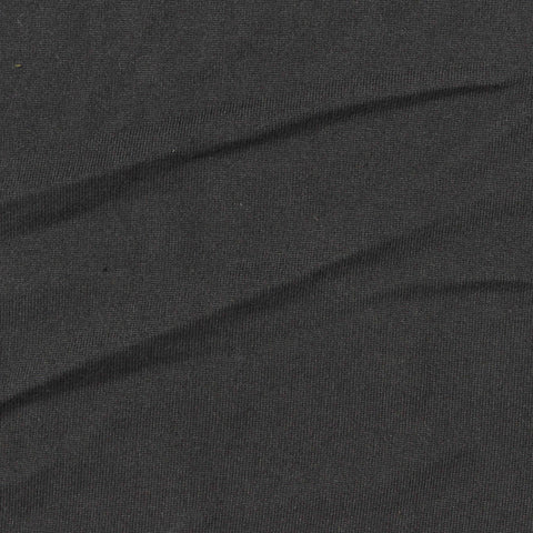 Polyester Stretch Milk Silk Knit Fabric, 200 gsm, 160 cm — Black