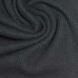 Polyester Stretch Waffle Knit Fabric, 260 gsm, 138 cm — Grey, ref EF-260634 — photo 1