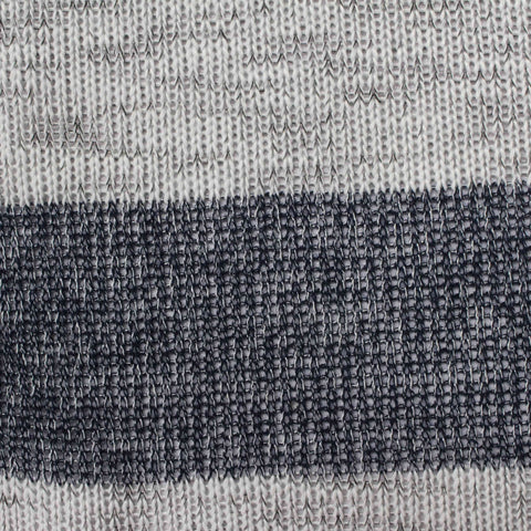 Navy Stripe Jersey Knit, Poly-Viscose, 200 gsm