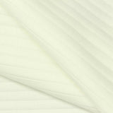 Jacquard 100% Polyester Knit Fabric, 290 gsm, 150 cm — White — photo 1