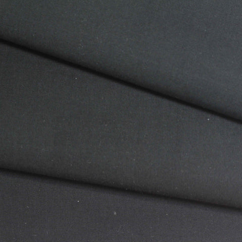 Charcoal Poplin, Poly-Cotton